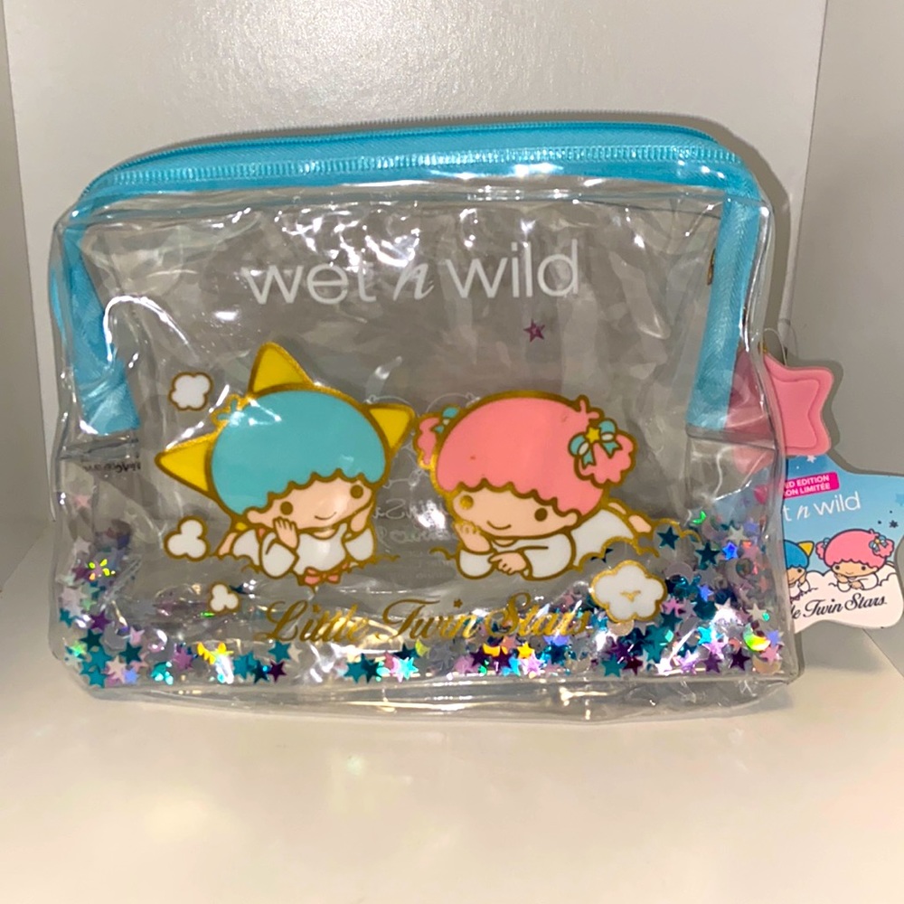 Limited Edition Wet N Wild Cosmetics x Sanrio Little Twin Stars Makeup Bag